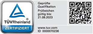 TÜV Rheinland Zertifizierug - Andreas Ruof